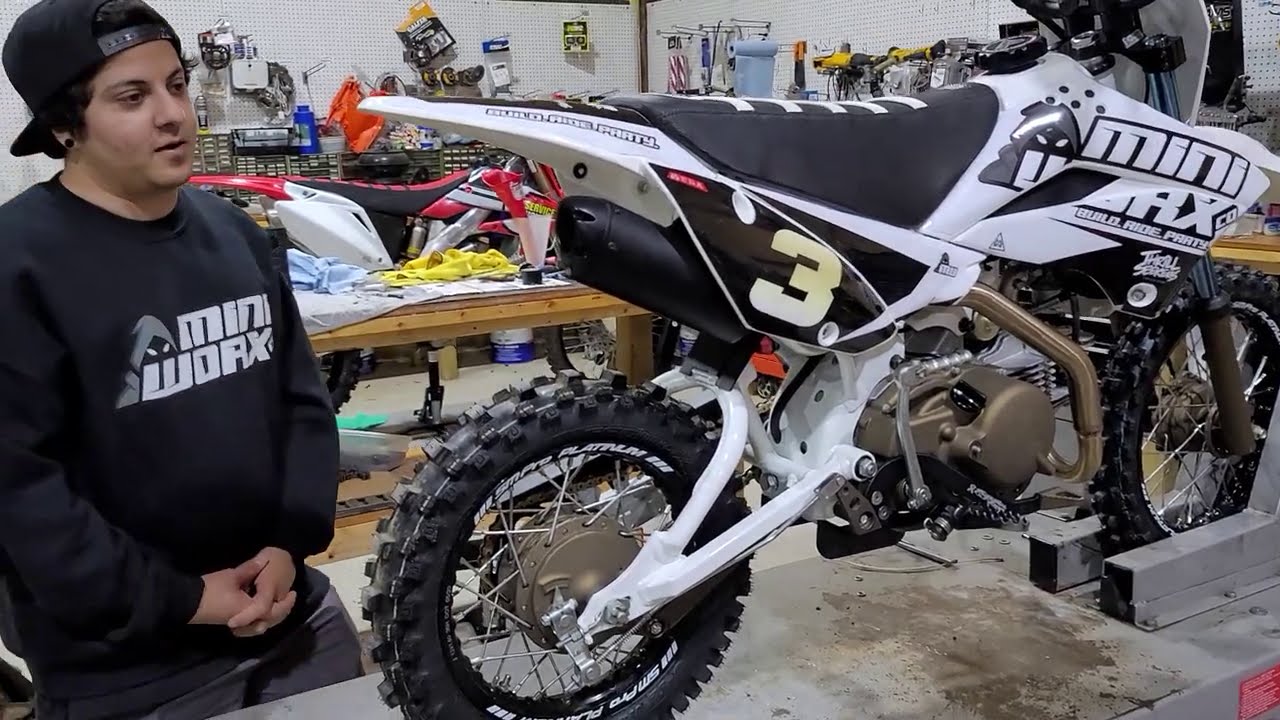 2020 KAWASAKI KLX110 FACTORY PIT BIKE BY SEAN @ MINI-WORX CO