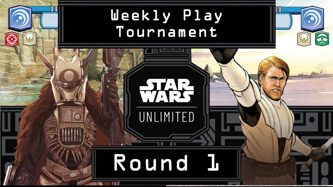 Star Wars Unlimited Premier LAW: Enfys Nest (LAW) SplashBlue vs. Obi-Wan (LOF) Vergence Temple