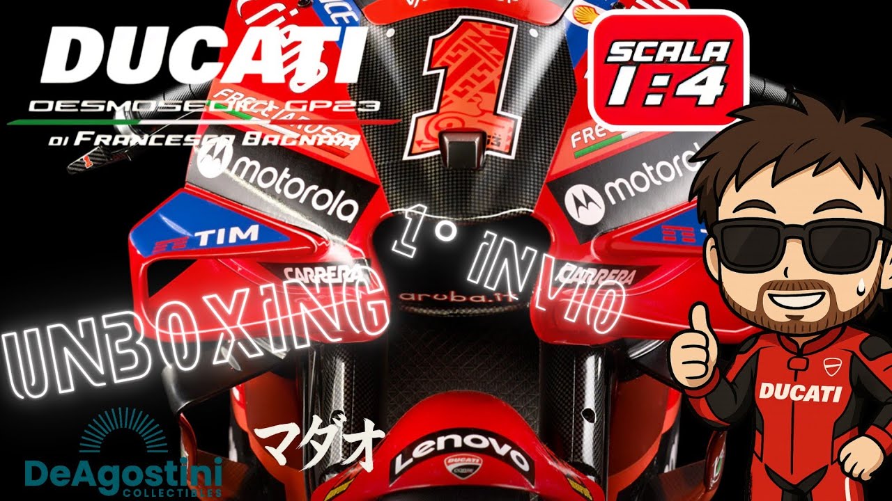 Costruisci la Ducati Desmosedici GP23 - Scala 1/4 - Numeri 1-2 - DeAgostini