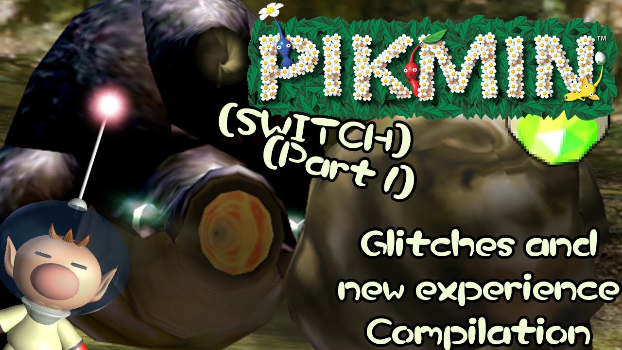 Pikmin 1 HD (Switch) - Funny Glitches and New Player Experiences Compilation