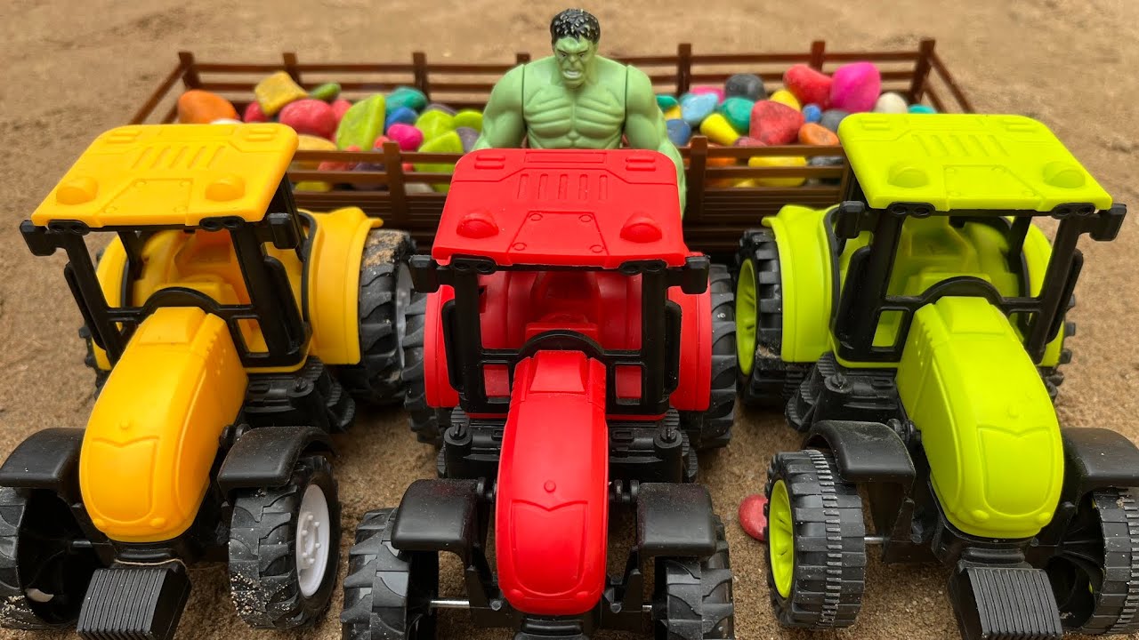 देखो काले भूत ने जानवरो को पिंजरे में बन्द कर दिया | kids toys | Tractor Wala Video | खिलौने 