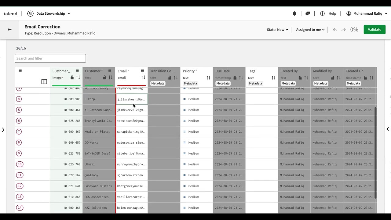 Учебное пособие Talend: кампании по управлению данными и их проверка