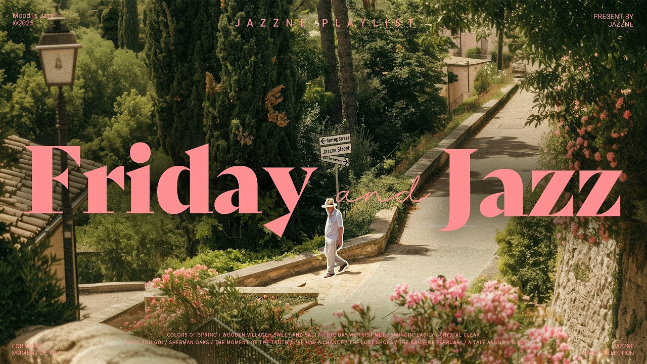 Playlist | 화사한 봄날 하루 보내기 with 재즈 🌼🌷 | 싱그러운 봄 무드 가득한 포근한 감성 재즈 Jazz Background Music | Friday Jazz