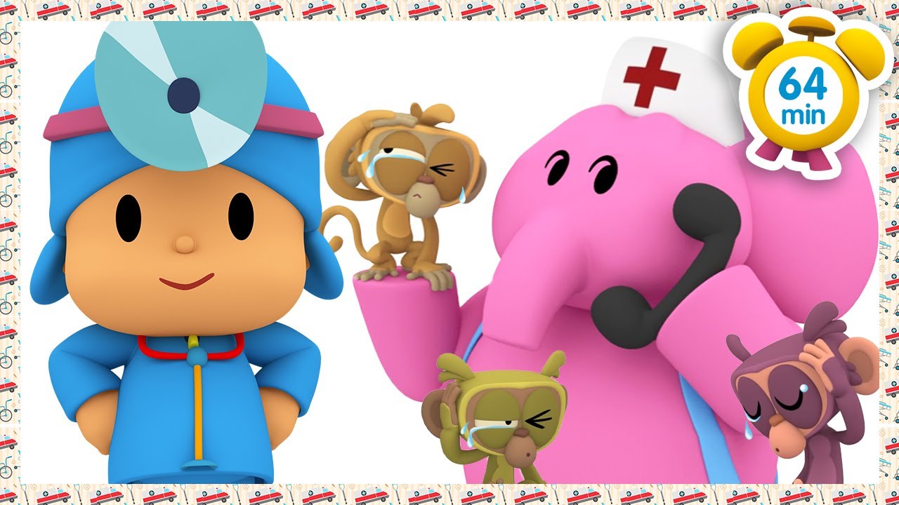 POCOYO MAGYARUL – 😷A DOKTOR😷 | [64 perc] Teljes Epizódok | Rajzfilm gyerekeknek
