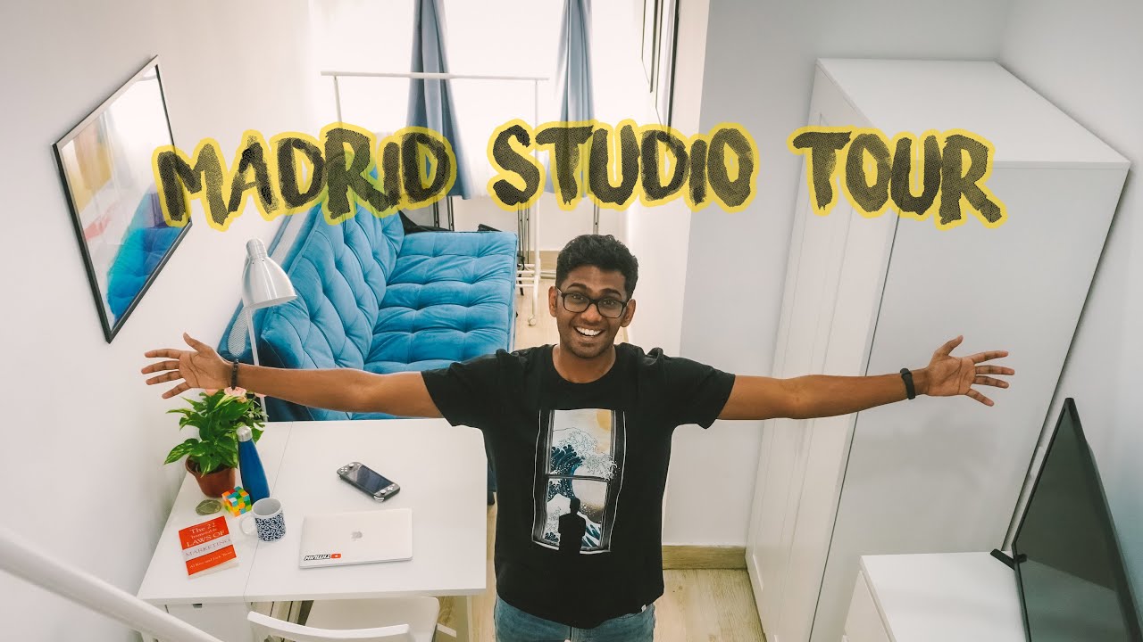 My Madrid Studio Tour - Compact Living Space in Spain
