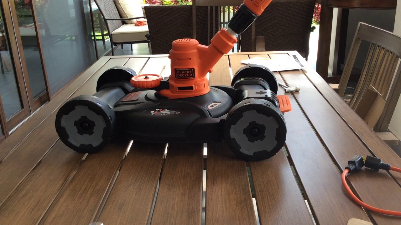 PODADORA ELECTRICA BLACK & DECKER MTE912 DESEMPACADO Y PRUEBA
