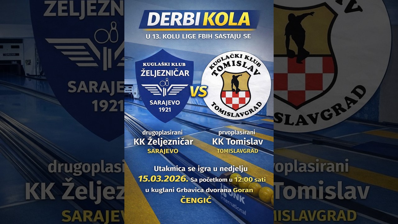 1. Liga FBiH 13. Kolo: KK Željezničar - KK Tomislav