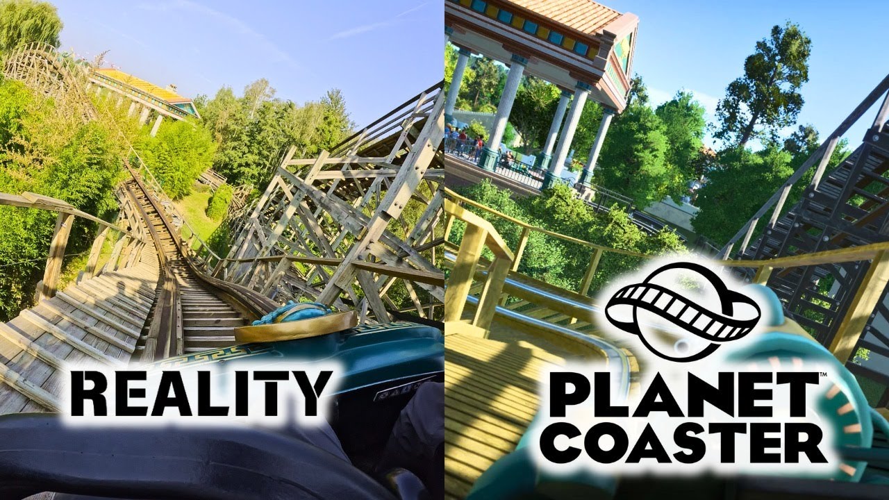 Tonnerre 2 Zeus at Parc Asterix | Planet Coaster versus Reality