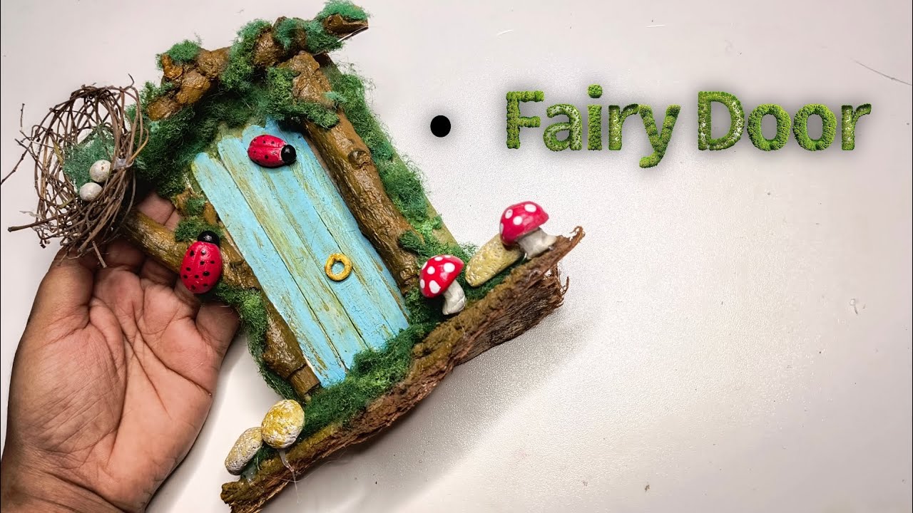 How to make Fairy Door step by step tutorial