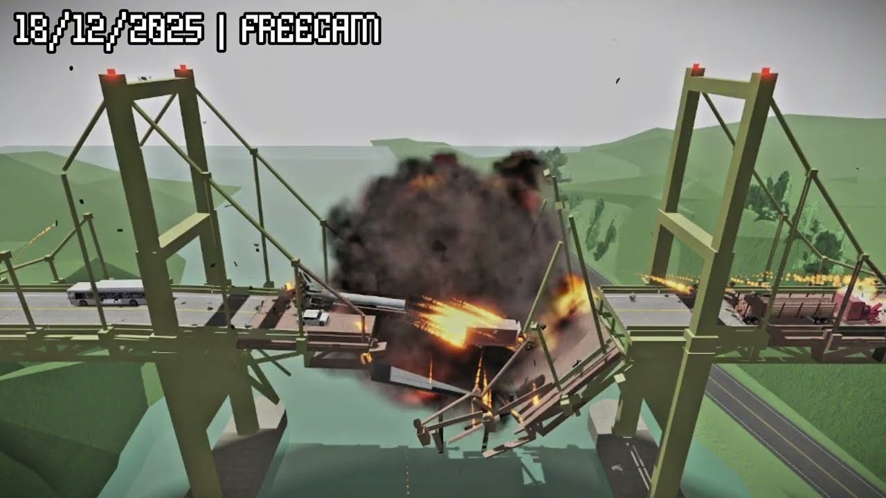 Bridge Collapse | Roblox Car Crash Studio