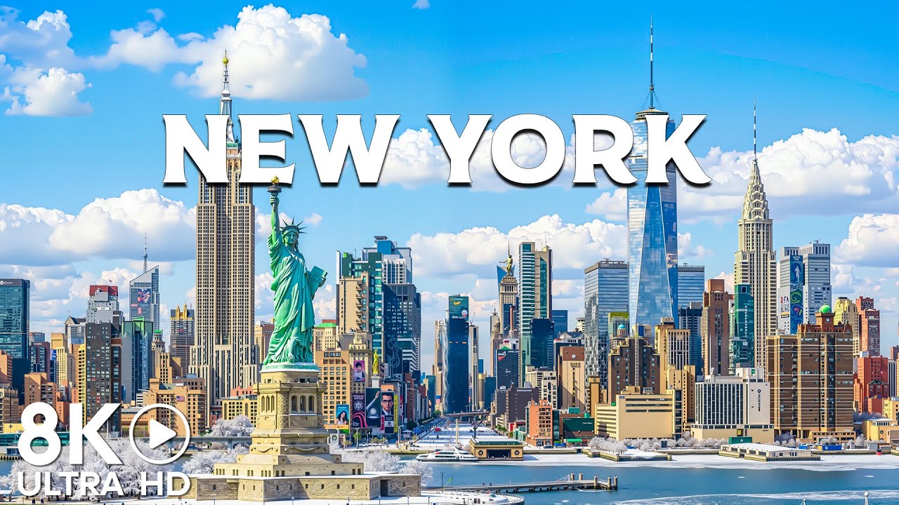New York Winter 8K UHD – The Best Places To Enjoy Winter In New York