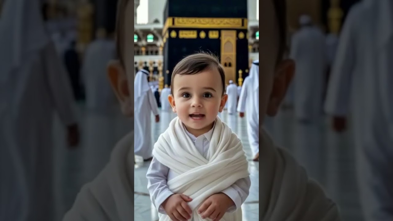Labbaik Allahumma Labbaik labbayka la sharika laka labbaik#ai  #islamic #islam #kabbah#hajj #shorts
