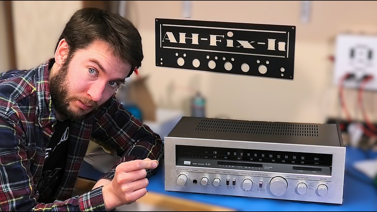 Исправляем чужие ошибки! Этим часам Sansui R-50 нужна была помощь!