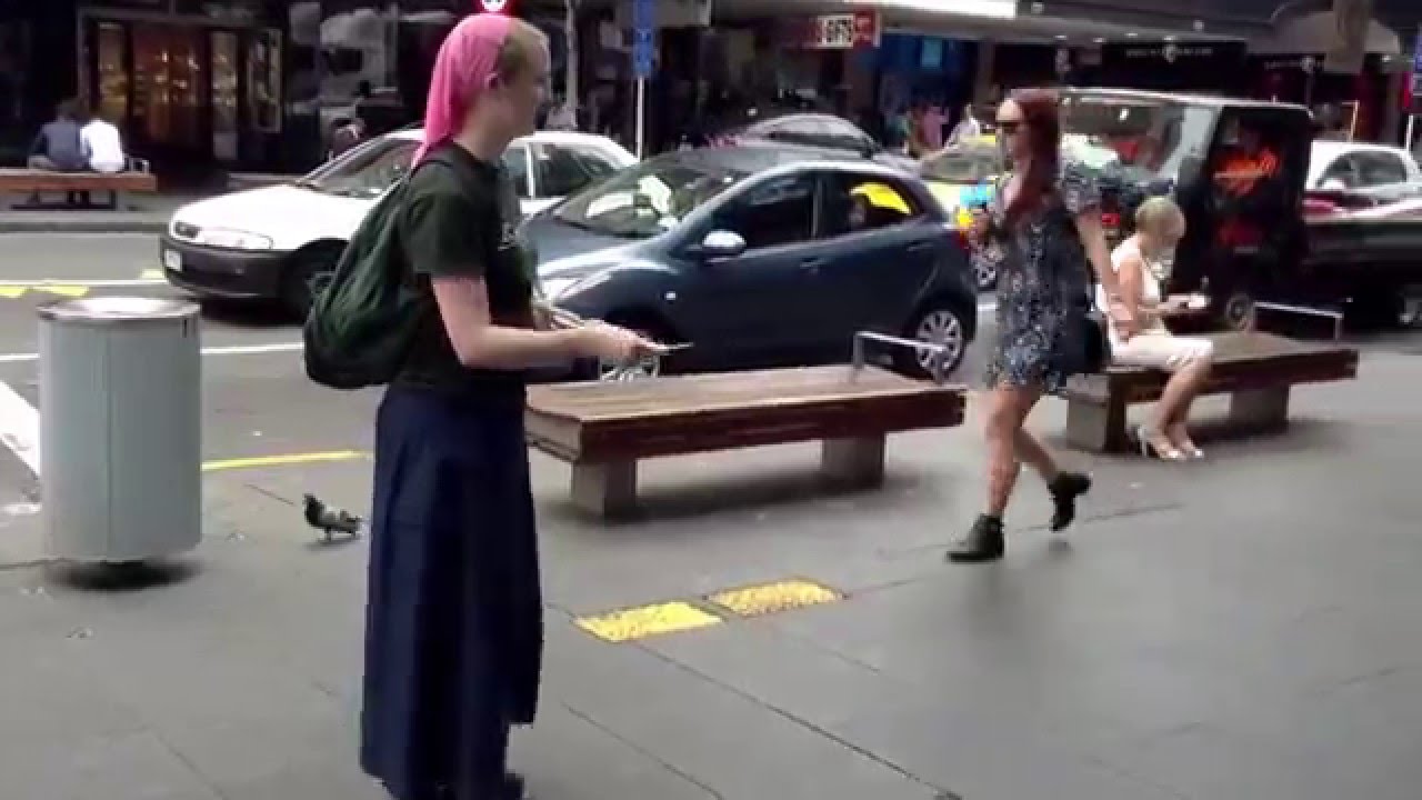 One teenage girl spent 3 hours giving out 350 Gospel Tracts on Aucklands Queens Street today.