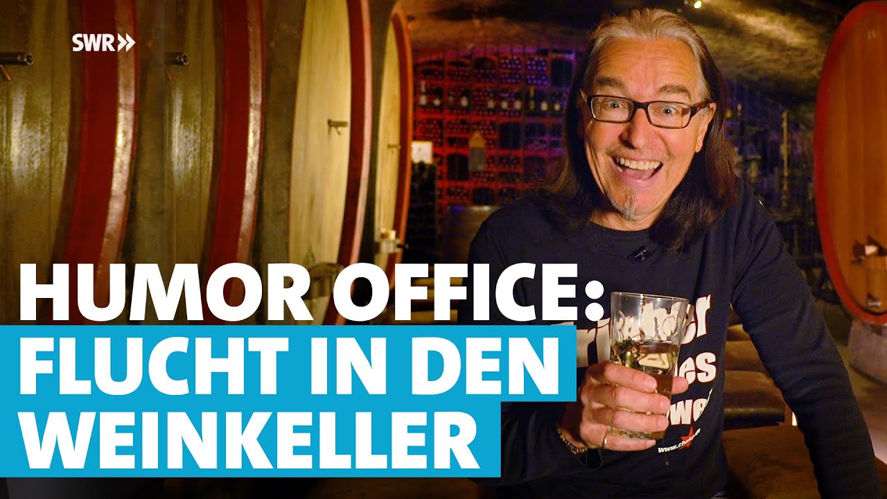 Humor Office: Pfälzer Chako Habekost flüchtet in den Weinkeller