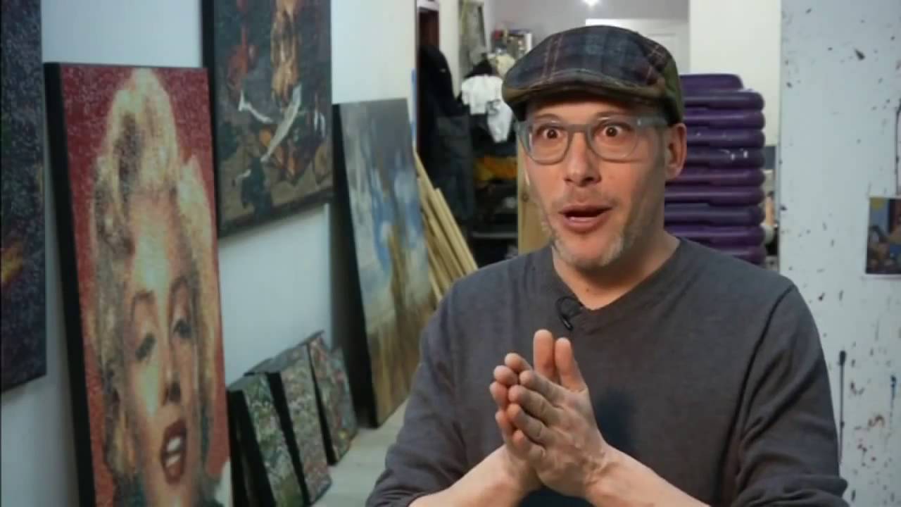 Bubble wrap used to create works of art