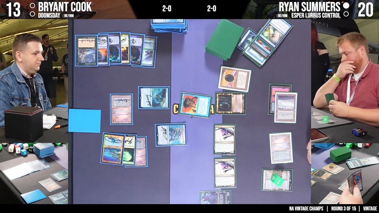 LIVE FROM ETERNAL WEEKEND! Vintage Doomsday vs Esper Lurrus Control — Round 3 | Magic: The Gathering