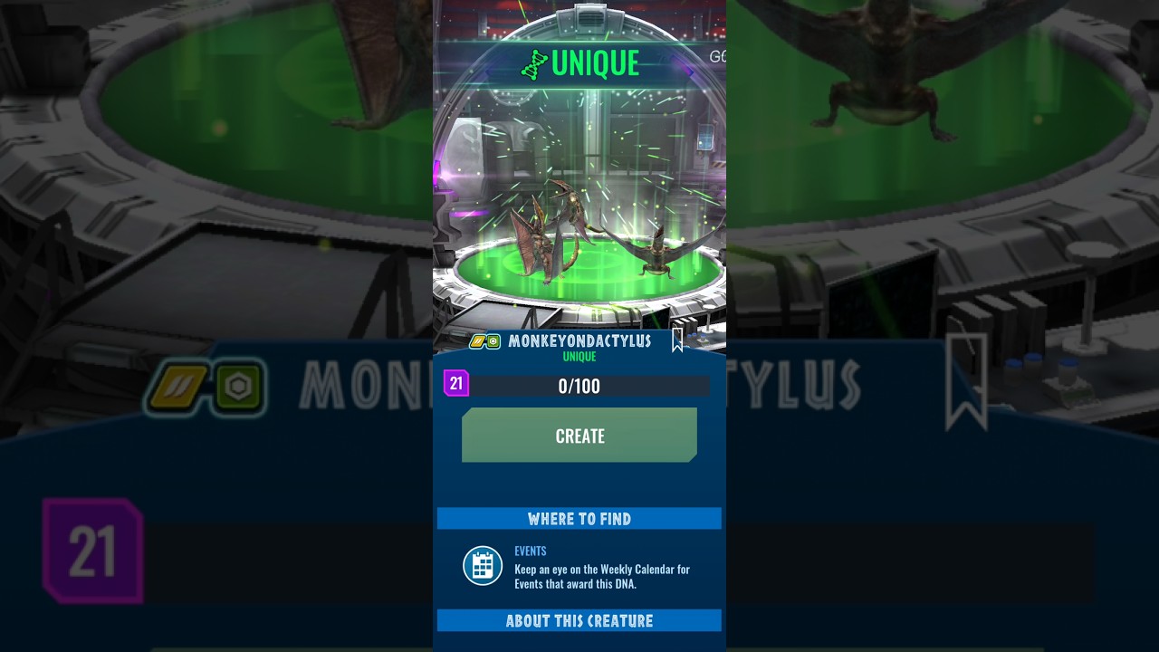 Creating The Unique MONKEYONDACTYLUS!!! | Jurassic World Alive