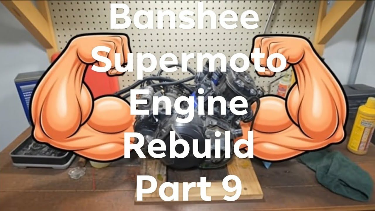 Переборка двигателя Banshee Supermoto, часть 9: установка трансмиссии и коленчатого вала.