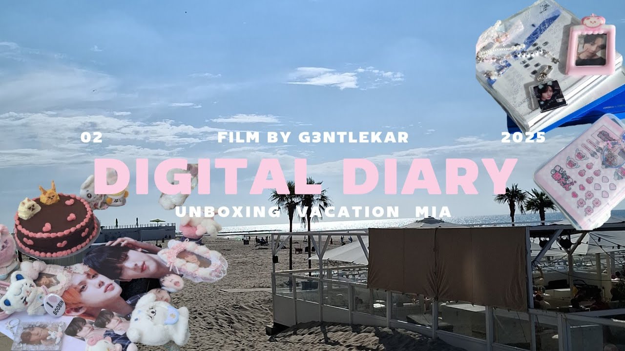 [2nd diary💐] summer vacation, txt tomorrow haul, Made in Asia convention, ...