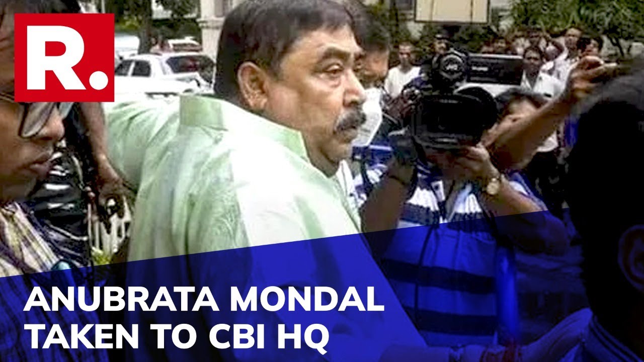 Cattle Smuggling Scam Case: TMC Leader Anubrata Mondal Taken To CBI HQ After Medical Check Up