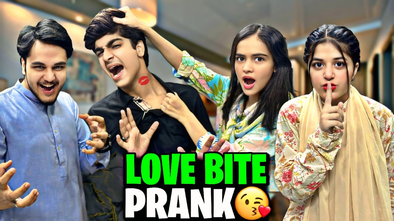 LOVE BITE PRANK ON ALISHA // ABUBAKAR & ALI TOO NAUGHTY // ALISHA SHOCKED