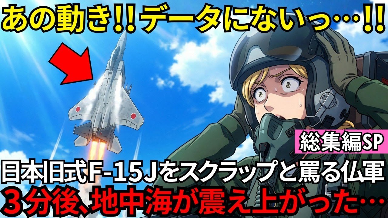 【総集編SP】「日本に騙されたわ！」旧式F 15Jをスクラップと罵る女性エース…運用3分後にマッハの垂直上昇で最新鋭機を圧倒し涙の土下座【海外の反応】