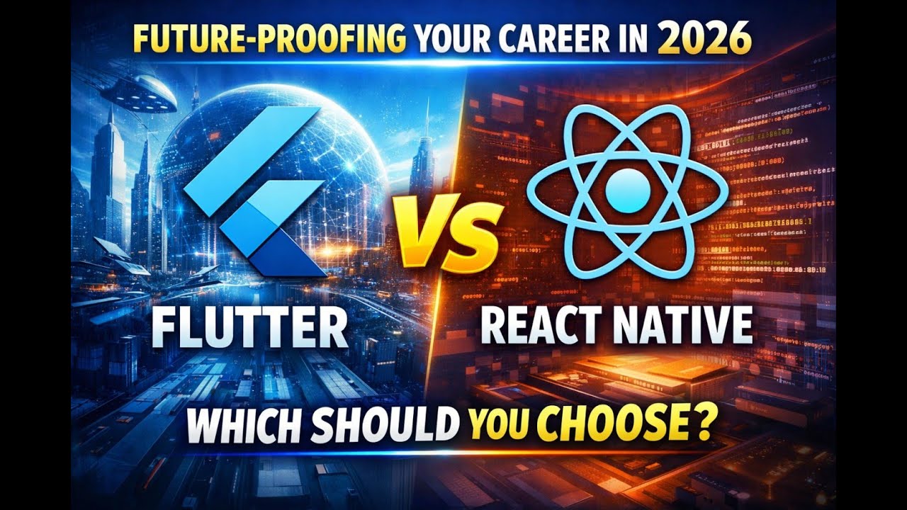Future-Proofing Your Career in 2026: Flutter vs React Native – Which Should You Choose? #flutter