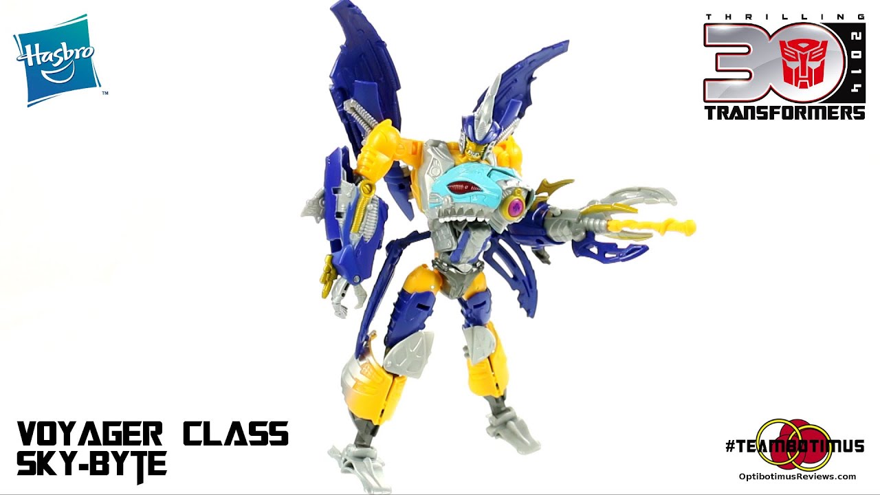 Video Review of the Transformers Generations: Voyager Class Sky-Byte
