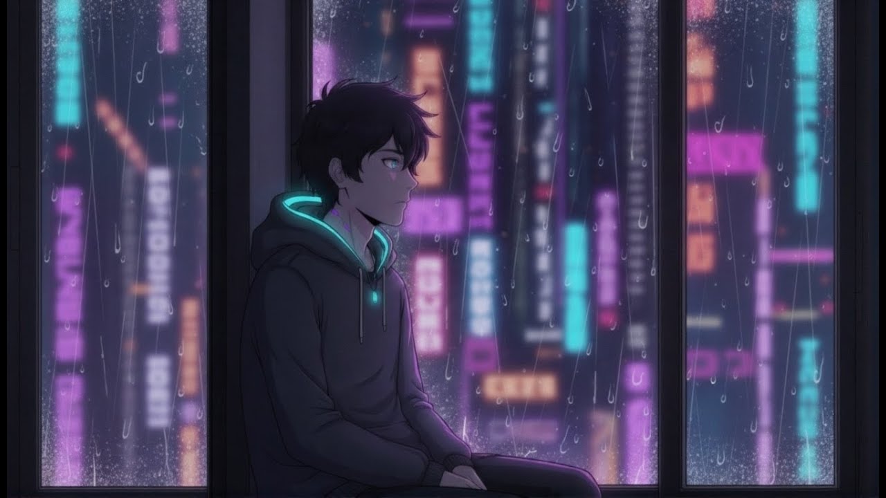 NEON RAIN 🌧 Dark LoFi Mix - NEOR Episode 01 (Cyberpunk Study Beats)