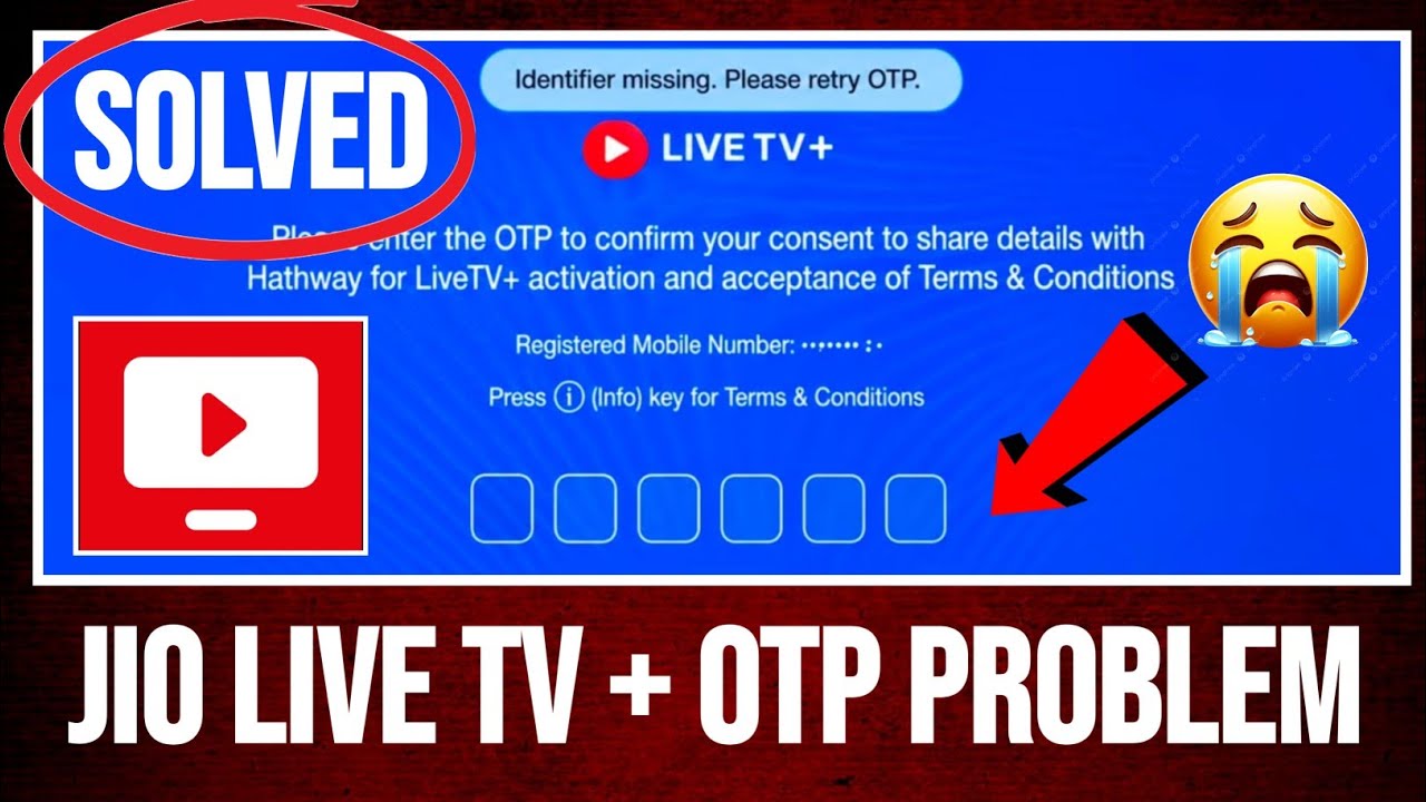 Jio Live TV Plus OTP Problem | Jio TV App OTP Not Received | Jio Live TV Plus Login Problem