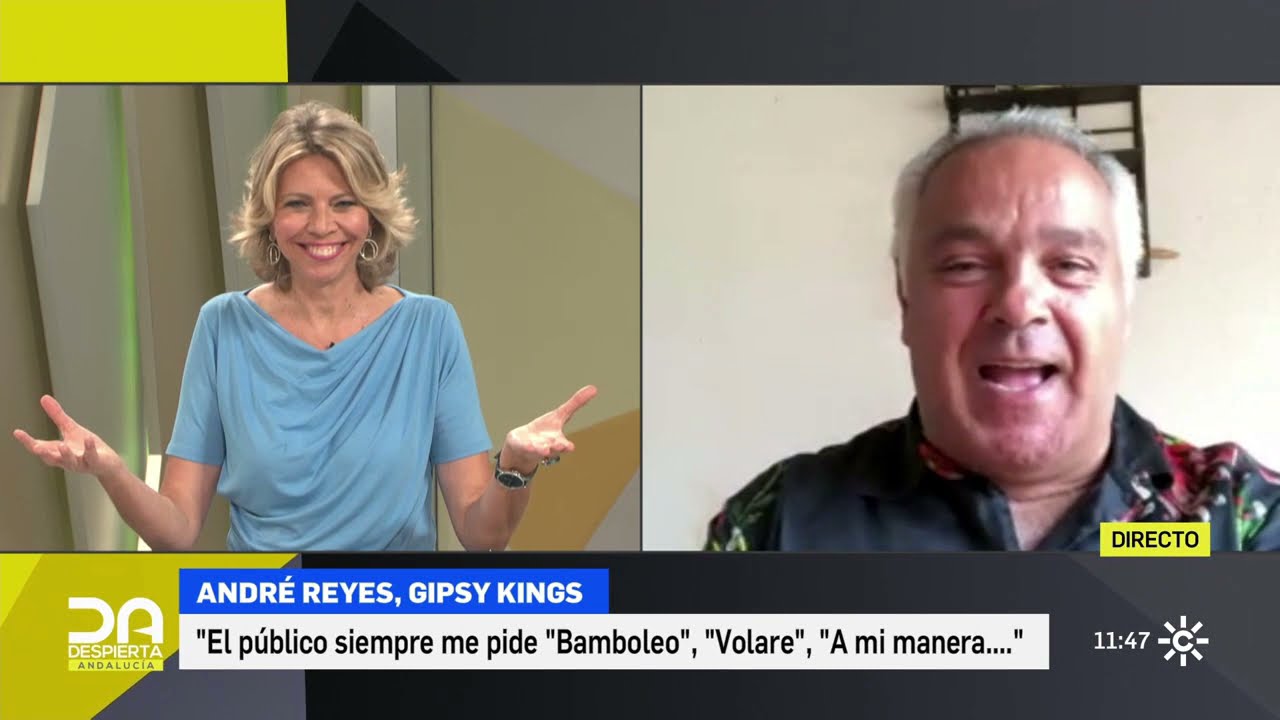 Entrevista a André Reyes (Gipsy Kings) en Despierta Andalucía de Canal Sur - 09/09/2021