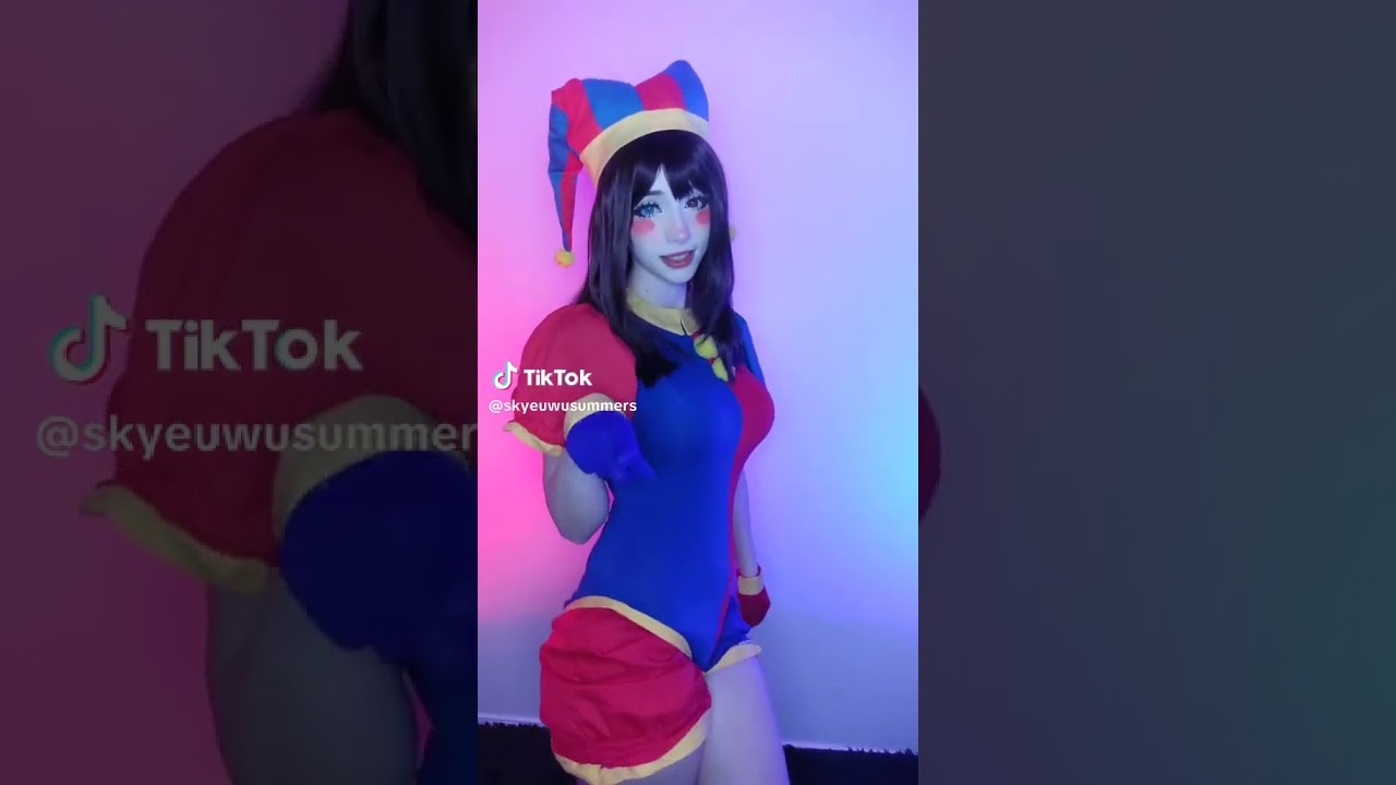 Me when the circus is digital 🤡 #theamazingdigitalcircus #pomni #cosplay #clowngirl #fyp