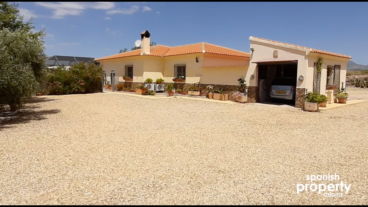 SOLD! Spanish Property Choice Property Video Tour - Villa A605 Albox, Almeria, Spain. 218,500&euro;