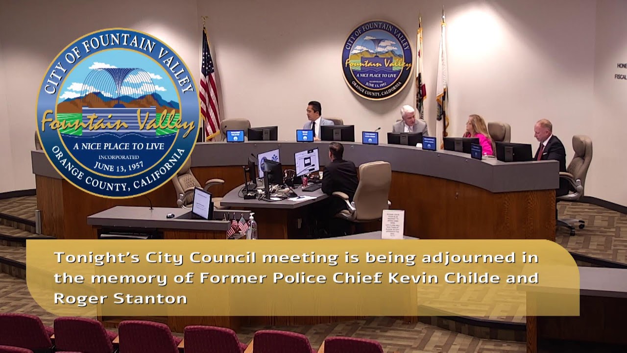 Fountain Valley Council Meeting 10-23-2025