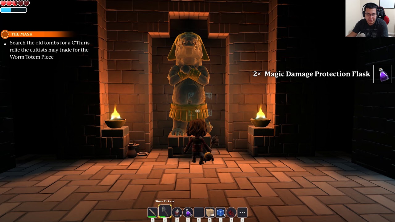 Portal Knights Gameplay Episode 7 (Building Bridge & Visiting Shrieking Sands)