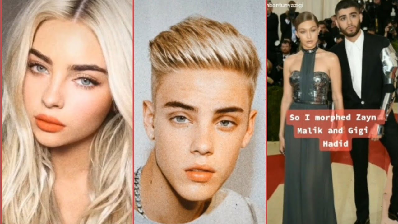 Morphing celebrities face Tik tok compilation