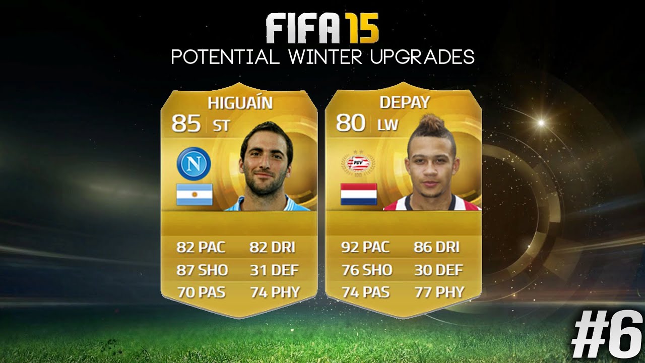 Fifa 15 - POTENTIAL WINTER UPGRADES #6 HIGUAIN, DEPAY, GIGNAC, VIETTO & MURPHY!!