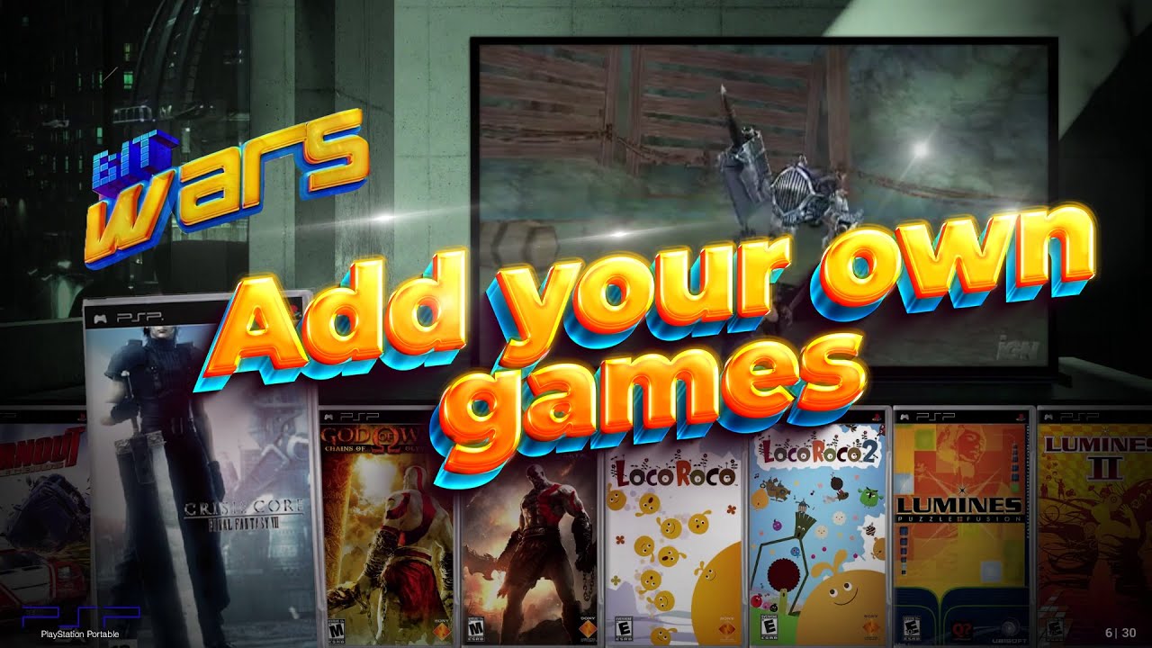How to Add Your Own Games and Art Covers  in coinOPS Bit Wars