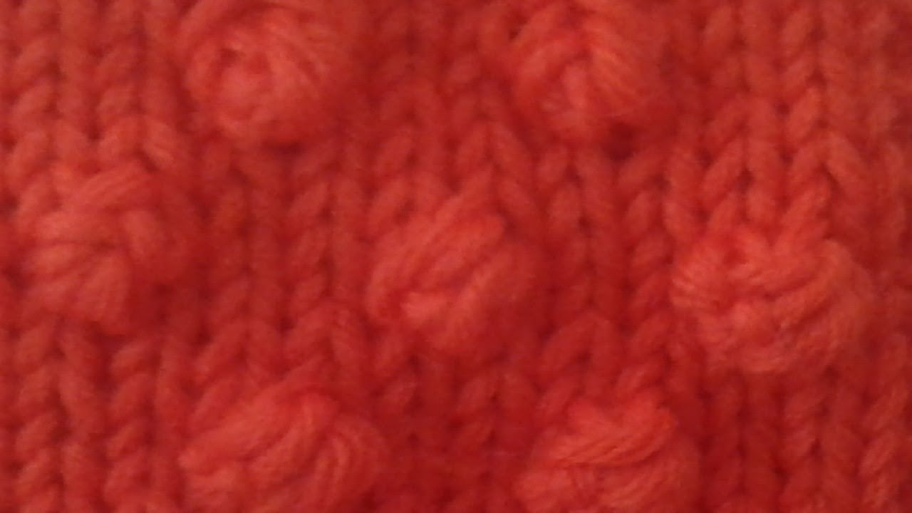 Noppen stricken - Stricken lernen