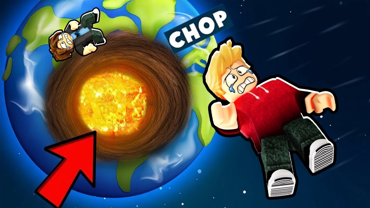 ROBLOX CHOP AND FROSTY JUMP INTO DEEPEST HOLES OF EARTH