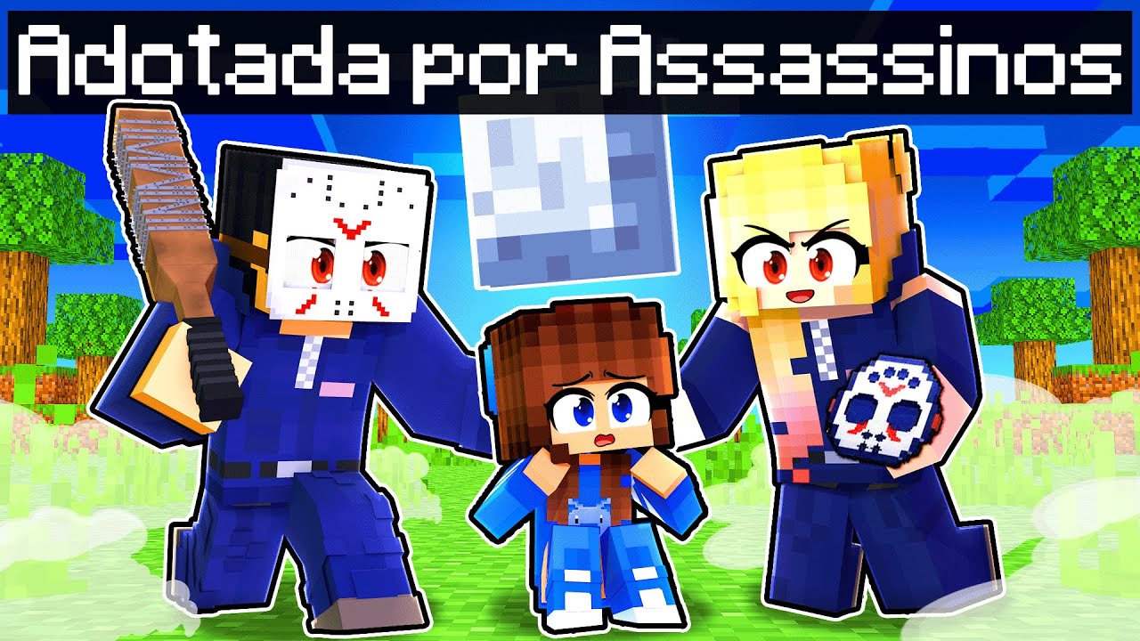 MIIKA foi ADOTADA por CAÇADORES no Minecraft ◂Miika▸