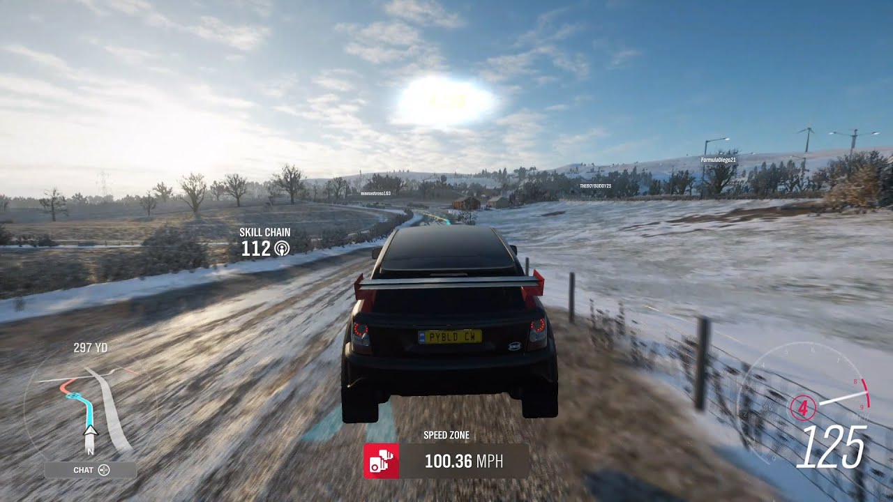 Forza Horizon 4 Rolling Fields Speed Zone - How To (winter)
