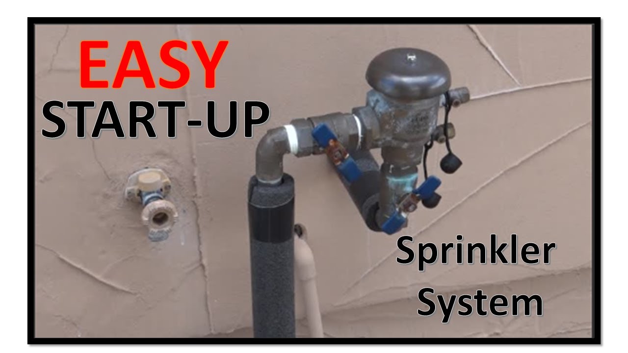 Simple Sprinkler System Startup