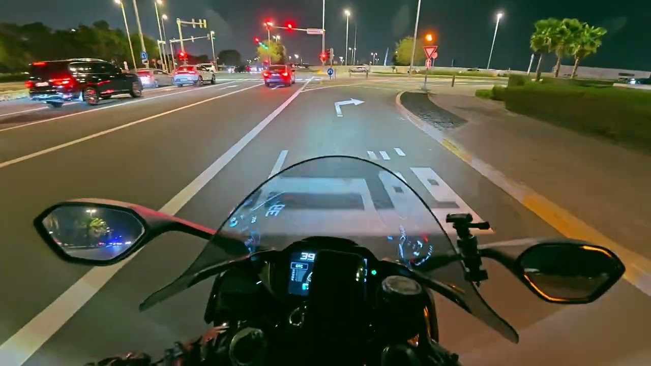 Abu dhabi Night Ride on S1000RR