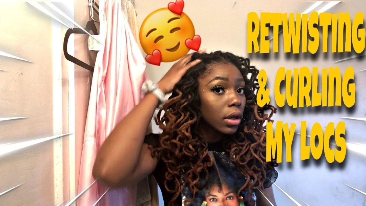HOW TO: Retwist And Curl Your Locs | Tina'Fae