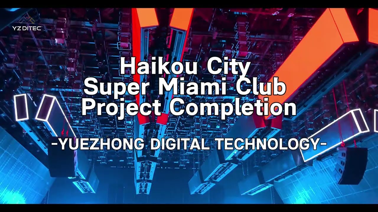 Innovative stage technologies and event production solutions by YZDITEC&mdash;Project Super Miami Club