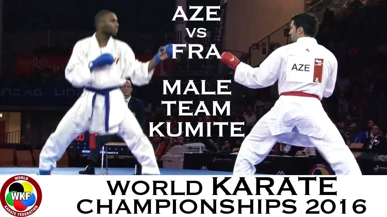BRONZE (4/4) Male Team Kumite AZE vs FRA. 2016 World Karate Championships | WORLD KARATE FEDERATION