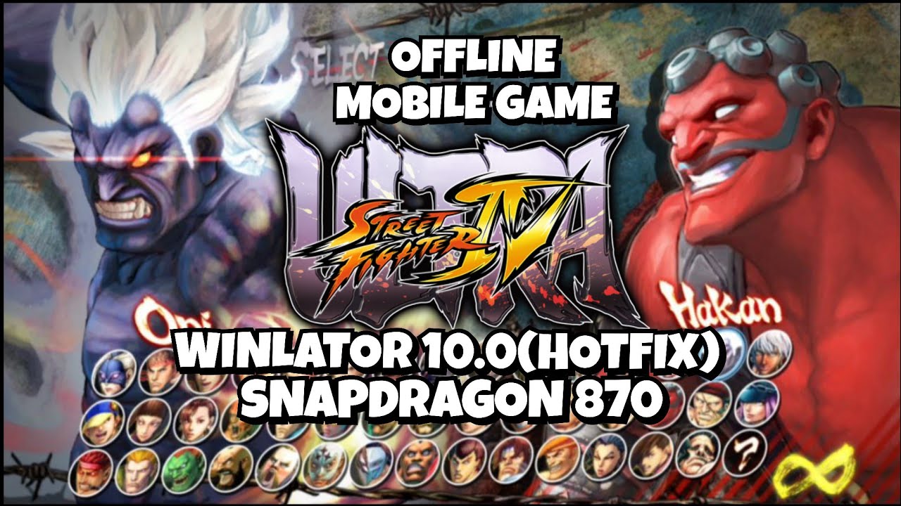 ULTRA STREET FIGHTER 4 WINLATOR SNAPDRAGON 870 GAMEPLAY