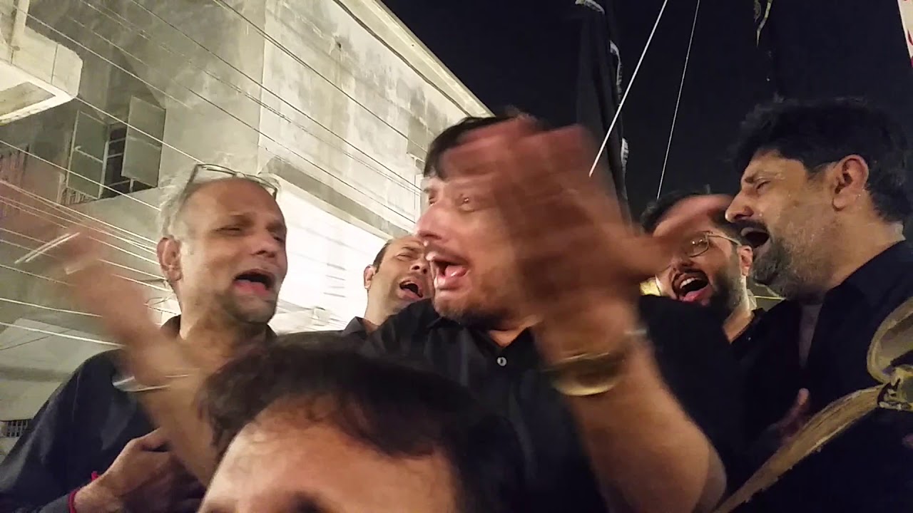 Noha Awaz Yeh Maa ki anjuman e moin ul aza nohakhuwani on 19 safar Ancholi Juloos 2018